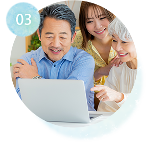 具体的な相談内容を事前に選択できる